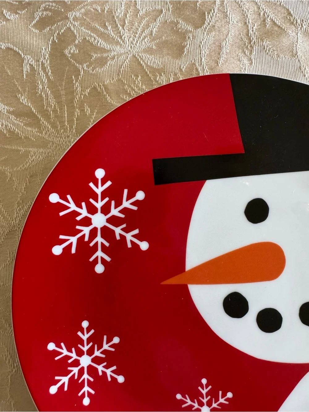 Craft & Barrel Snowman Platter 12” 413-771